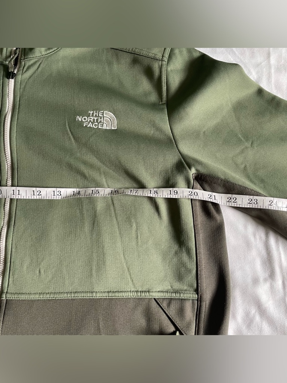 The North Face WindWall Green Soft Shell Lightweight Jacket Men’s Sz. Large - Picture 6 of 9